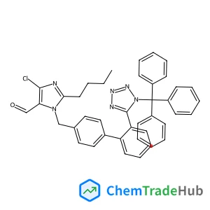 2-Butyl-4-chloro-1-{[2'-(1-trityl-1H-tetrazol-5-yl)-4-biphenylyl]methyl}-1H-imidazole-5-carbaldehyde