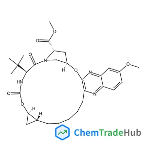 Methyl (1R,18R,20R,24S,27S)-7-methoxy-24-(2-methyl-2-propanyl)-22,25-dioxo-2,21-dioxa-4,11,23,26-tetraazapentacyclo[24.2.1.0~3,12~.0~5,10~.0~18,20~]nonacosa-3,5,7,9,11-pentaene-27-carboxylate