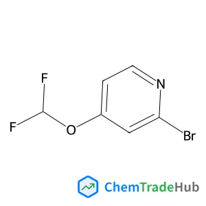 2-Bromo-4-(difluoromethoxy)pyridine structure 2-Bromo-4-(difluoromethoxy)pyridine structure