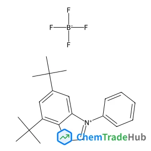 5,7-Bis(2-methyl-2-propanyl)-3-phenyl-1,3-benzoxazol-3-ium tetrafluoroborate
