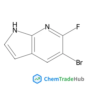 5-Bromo-6-fluoro-1H-pyrrolo[2,3-b]pyridine