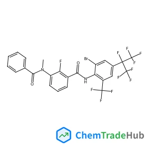 3-[Benzoyl(methyl)amino]-N-[2-bromo-4-(1,1,1,2,3,3,3-heptafluoro-2-propanyl)-6-(trifluoromethyl)phenyl]-2-fluorobenzamide