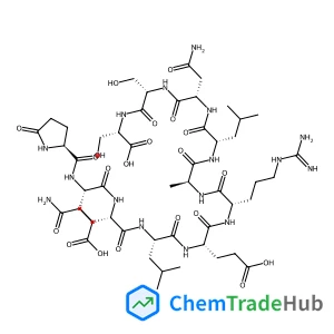 5-Oxo-L-prolyl-L-alpha-glutamyl-L-glutaminyl-L-leucyl-L-alpha-glutamyl-L-arginyl-L-alanyl-L-leucyl-L-asparaginyl-L-seryl-L-serine