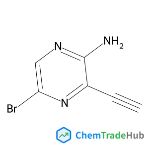 5-Bromo-3-ethynyl-2-pyrazinamine