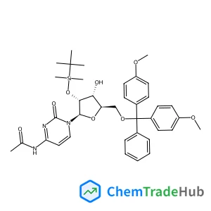 N-Acetyl-5'-O-[bis(4-methoxyphenyl)(phenyl)methyl]-2'-O-[dimethyl(2-methyl-2-propanyl)silyl]cytidine