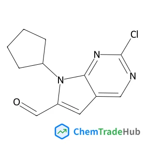 2-Chloro-7-cyclopentyl-7H-pyrrolo[2,3-d]pyrimidine-6-carbaldehyde