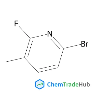 6-Bromo-2-fluoro-3-methylpyridine Chemical_Structure_Of