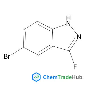 5-Bromo-3-fluoro-1H-indazole structure 5-Bromo-3-fluoro-1H-indazole structure