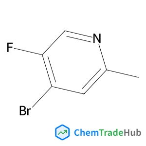 4-Bromo-5-fluoro-2-methylpyridine structure