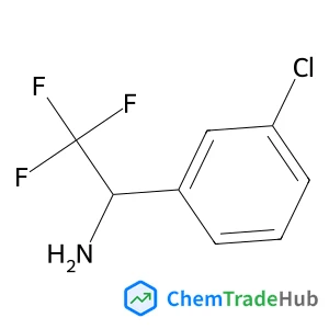 (1S)-1-(3-Chlorophenyl)-2,2,2-trifluoroethanamine structure (1S)-1-(3-Chlorophenyl)-2,2,2-trifluoroethanamine structure