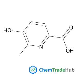 5-Hydroxy-6-methyl-2-pyridinecarboxylic acid Chemical_Structure_Of