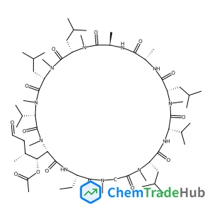 6-[(3R,4R)-3-(Acetyloxy)-N,4-dimethyl-6-oxo-L-norleucine] Cyclosporin A