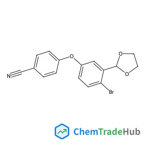 4-[4-Bromo-3-(1,3-dioxolan-2-yl)phenoxy]benzonitrile
