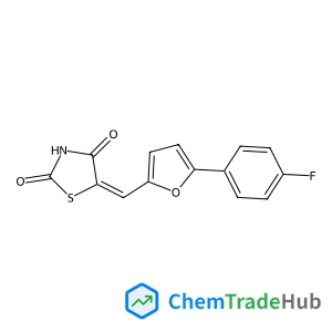 5-{[5-(4-Fluorophenyl)-2-furyl]methylene}-1,3-thiazolidine-2,4-dione
