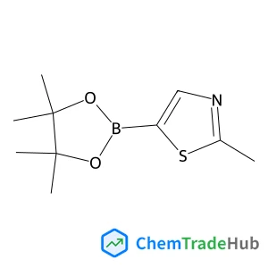 2-Methyl-5-(4,4,5,5-tetramethyl-1,3,2-dioxaborolan-2-yl)-1,3-thiazole structure