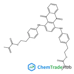 (9,10-Dioxo-9,10-dihydroanthracene-1,4-diyl)bis(imino-4,1-phenylene-2,1-ethanediyl) bis(2-methylacrylate)