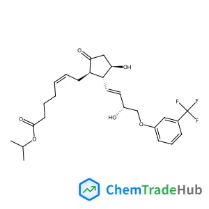Isopropyl (5Z)-7-[(1R,2R,3R)-3-hydroxy-2-{(1E,3R)-3-hydroxy-4-[3-(trifluoromethyl)phenoxy]-1-buten-1-yl}-5-oxocyclopentyl]-5-heptenoate