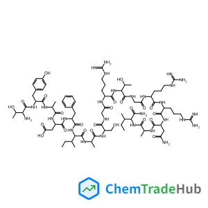 L-Isoleucinamide, L-threonyl-L-tyrosyl-L-alanyl-L-alpha-aspartyl-L-phenylalanyl-L-isoleucyl-L-alanyl-L-serylglycyl-L-arginyl-L-threonylglycyl-L-arginyl-L-arginyl-L-asparaginyl-L-alanyl-