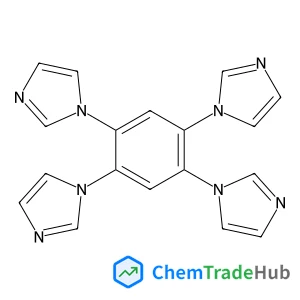1,1',1'',1'''-Benzene-1,2,4,5-tetrayltetrakis(1H-imidazole) Chemical_Structure_Of