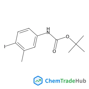 tert-Butyl (4-iodo-3-methylphenyl)carbamate Chemical_Structure_Of