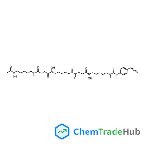 N'-{5-[Acetyl(hydroxy)amino]pentyl}-N-hydroxy-N-[5-({4-[hydroxy(5-{[(4-isothiocyanatophenyl)carbamothioyl]amino}pentyl)amino]-4-oxobutanoyl}amino)pentyl]succinamide