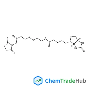 N-[2-({3-[(2,5-Dioxo-1-pyrrolidinyl)oxy]-3-oxopropyl}disulfanyl)ethyl]-5-[(3aS,4S,6aR)-2-oxohexahydro-1H-thieno[3,4-d]imidazol-4-yl]pentanamide