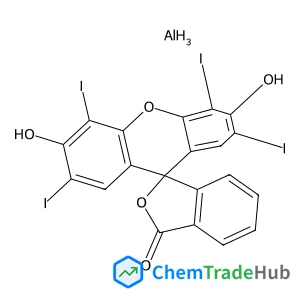 Spiro[isobenzofuran-1(3H),9'-[9H]xanthen]-3-one, 3',6'-dihydroxy-2',4',5',7'-tetraiodo-, aluminum salt (3:2)
