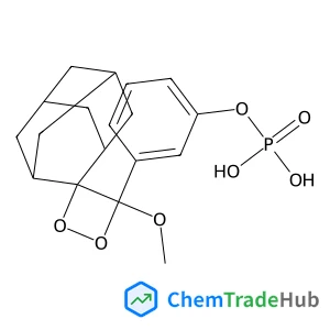 3-[(1'R,3r,3'S,5'r,7'r)-4-Methoxyspiro[1,2-dioxetane-3,2'-tricyclo[3.3.1.1~3,7~]decan]-4-yl]phenyl dihydrogen phosphate