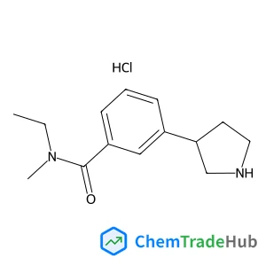 N-ethyl-N-methyl-3-(pyrrolidin-3-yl)benzamide hydrochloride
