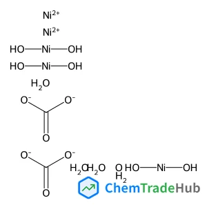 Nickel(2+) carbonate dihydroxynickel hydrate (2:2:3:4)