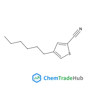 4-Hexylthiophene-2-carbonitrile structure