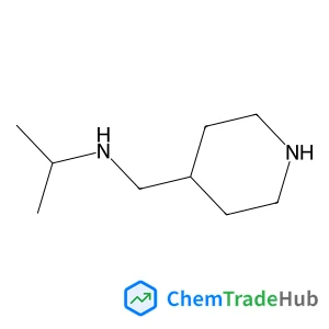 N-(4-Piperidinylmethyl)-2-propanamine structure N-(4-Piperidinylmethyl)-2-propanamine structure