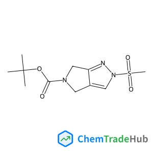 2-Methyl-2-propanyl 2-(methylsulfonyl)-2,6-dihydropyrrolo[3,4-c]pyrazole-5(4H)-carboxylate