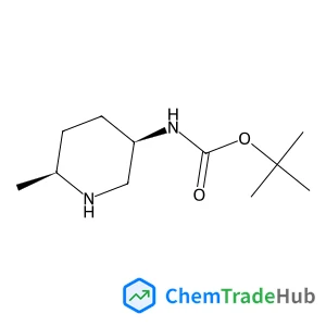 2-Methyl-2-propanyl [(3R,6S)-6-methyl-3-piperidinyl]carbamate