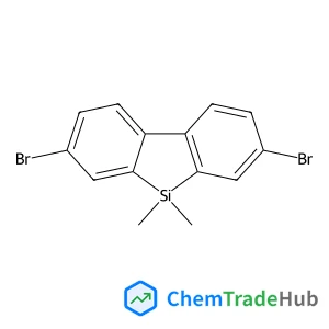 3,7-Dibromo-5,5-dimethyl-5H-dibenzo[b,d]silole structure