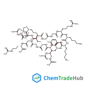 N-{5-[(3aS,4S,6aR)-2-Oxohexahydro-1H-thieno[3,4-d]imidazol-4-yl]pentanoyl}-L-tyrosylglycyl-L-arginyl-L-lysyl-L-lysyl-L-arginyl-L-arginyl-L-glutaminyl-L-arginyl-L-arginyl-L-arginine