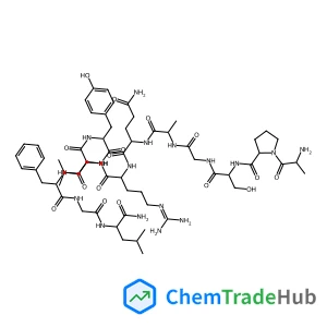L-Alanyl-L-prolyl-L-serylglycyl-L-alanyl-L-glutaminyl-N~5~-(diaminomethylene)-L-ornithyl-L-leucyl-L-tyrosylglycyl-L-phenylalanylglycyl-L-leucinamide