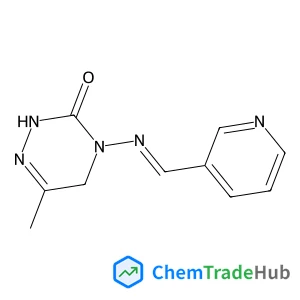 6-Methyl-4-[(E)-(3-pyridinylmethylene)amino]-4,5-dihydro-1,2,4-triazin-3(2H)-one