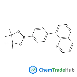 8-[4-(4,4,5,5-Tetramethyl-1,3,2-dioxaborolan-2-yl)phenyl]quinoline