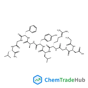 Glycyl-L-alpha-aspartylglycyl-N~5~-(diaminomethylene)-L-ornithyl-L-leucyl-L-tyrosyl-L-alanyl-L-phenylalanylglycyl-L-leucinamide