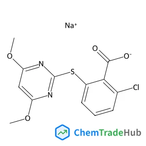 Sodium 2-chloro-6-[(4,6-dimethoxy-2-pyrimidinyl)sulfanyl]benzoate