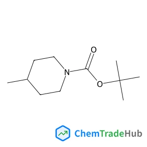 2-Methyl-2-propanyl 4-methyl-1-piperidinecarboxylate Chemical_Structure_Of