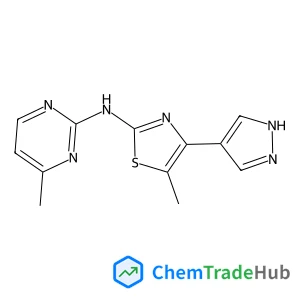 5-methyl-N-(4-methylpyrimidin-2-yl)-4-(1H-pyrazol-4-yl)thiazol-2-amine