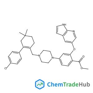 Methyl 4-(4-{[2-(4-chlorophenyl)-4,4-dimethyl-1-cyclohexen-1-yl]methyl}-1-piperazinyl)-2-(1H-pyrrolo[2,3-b]pyridin-5-yloxy)benzoate