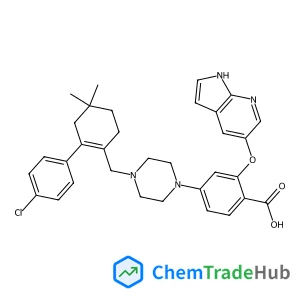 2-((1H-PYRROLO[2,3-B]PYRIDIN-5-YL)OXY)-4-(4-((4'-CHLORO-5,5-DIMETHYL-3,4,5,6-TETRAHYDRO-[1,1'-BIPHENYL]-2-YL)METHYL)PIPERAZIN-1-YL)BENZOIC ACID
