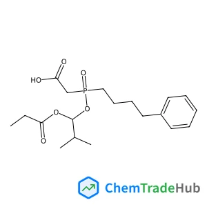 [(2-METHYL-1-PROPIONYLPROPOXY)(4-PHENYLBUTYL)PHOSPHINOYL]ACETIC ACID