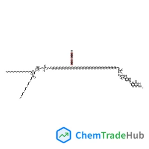 N-[12-Hydroxy-12-oxido-7,18-dioxo-15-(stearoyloxy)-3,6,11,13,17-pentaoxa-8-aza-12lambda~5~-phosphapentatriacont-1-yl]-N~2~-(4-{[(2-imino-4-oxo-2,3,4,4a-tetrahydro-6-pteridinyl)methyl]amino}benzoyl)glu
tamine ammoniate (1:1)