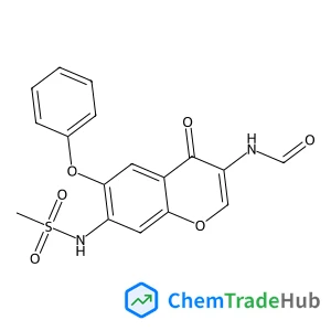N-(3-Formamido-4-oxo-6-phenoxy-4H-chromen-7-yl)methanesulfonamide