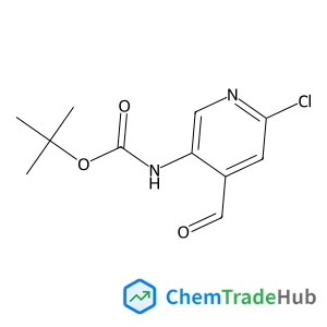 2-Methyl-2-propanyl (6-chloro-4-formyl-3-pyridinyl)carbamate