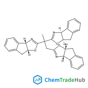 (3aS,3'aS,3''aS,8aR,8'aR,8''aR)-2,2',2''-(2-Methyl-1-ethanyl-2-ylidene)tris[3a,8a-dihydro-8H-indeno[1,2-d]oxazole, min. 95%